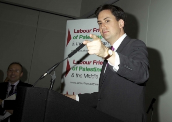 Ed Miliband pledges support for Palestinian statehood