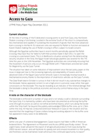LFPME Policy Paper: Access to Gaza